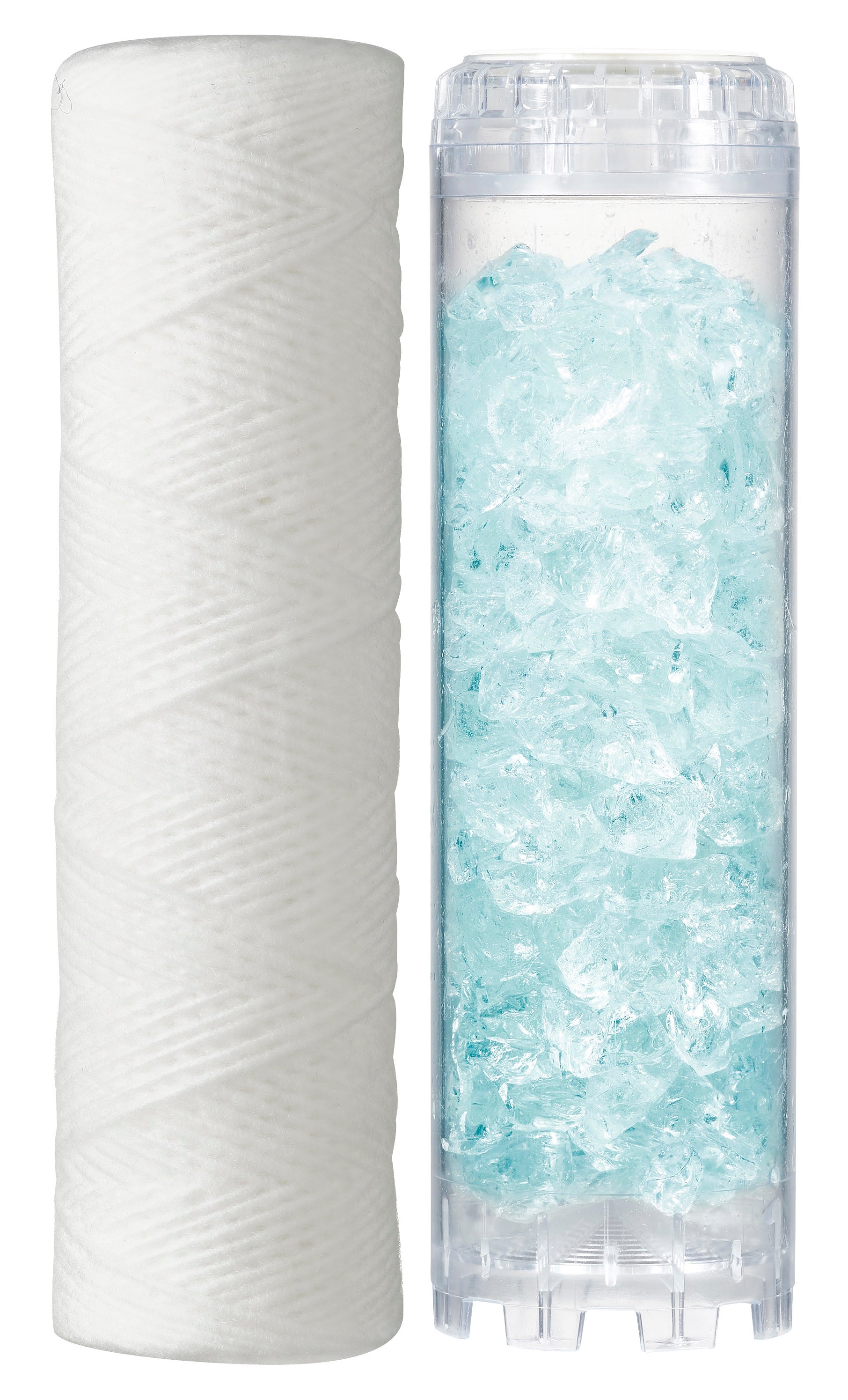 Kit cartouche anti-calcaire et anti-corrosion silicophosphate + cartouche anti-impuretés efficacité 12 mois ORIA - 6