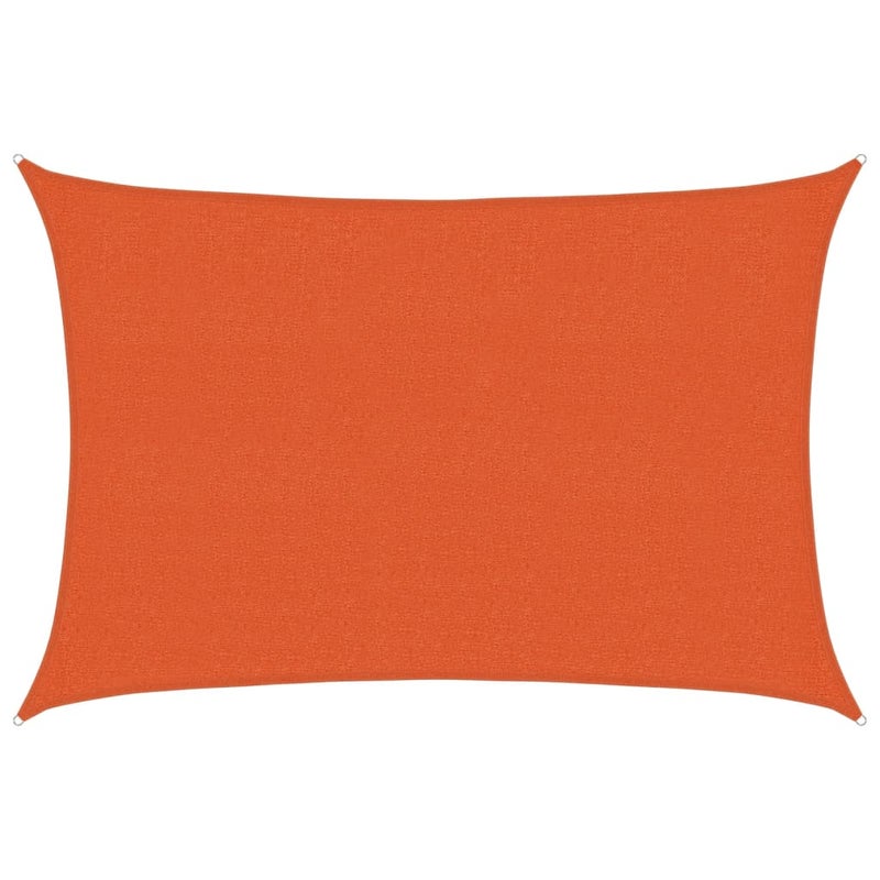 Żagiel przeciwsłoneczny pomarańczowy 160 g/m² 2,5 x 4 m HDPE