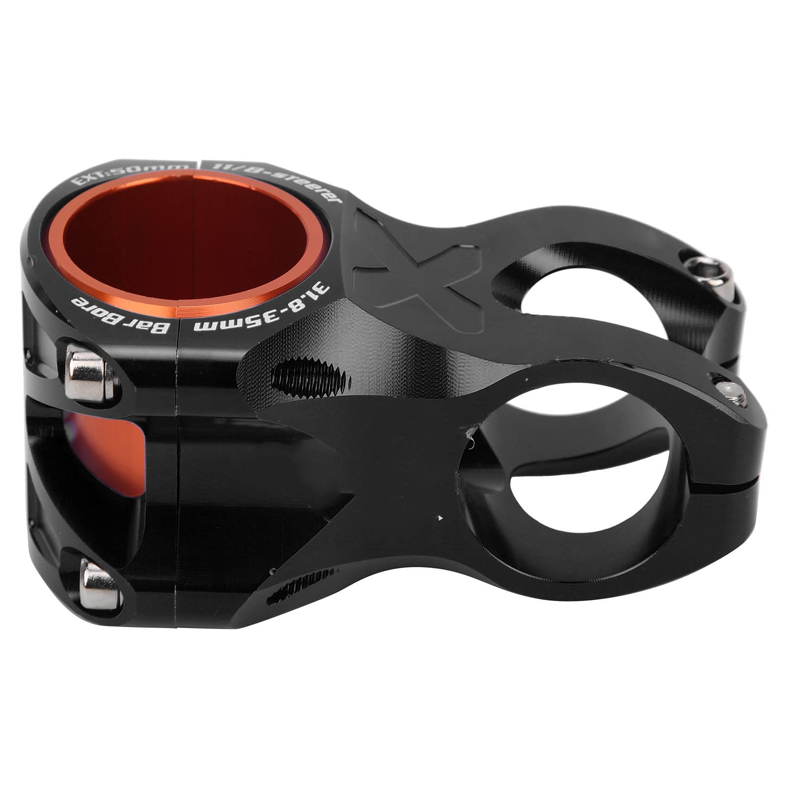 Potence Vélo 85mm Noir - Diamètres 28.6/25.4mm, Compatible VTT, Route, BMX Old School