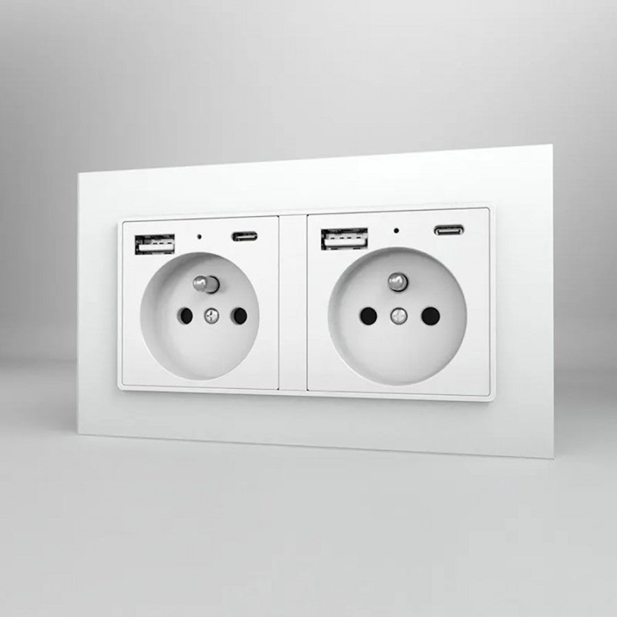 SYGONIX SY-5806878 MULTIPRISE X4 BLANC FICHE EURO 1 PC(S