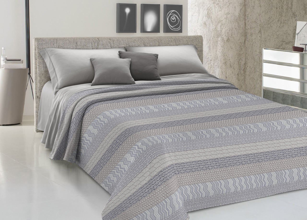 Copriletto Tinta Unita Estate Matrimoniale O Singolo Nazareno - Foto 2