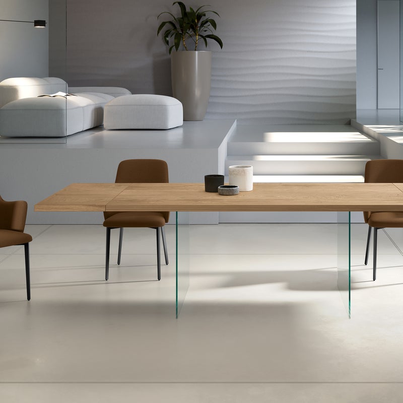 Snooker - Stół rozkładany (200/300 x 100 cm) w okleinie dębowej brązowej