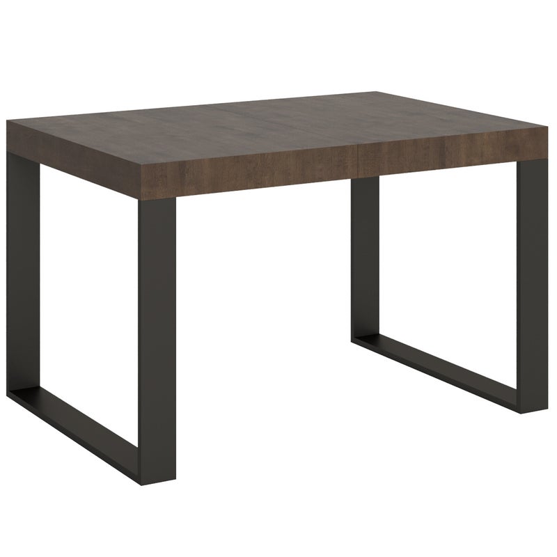 Stół rozkładany 90x130/234 cm Tecno Noce z ramą antracytową