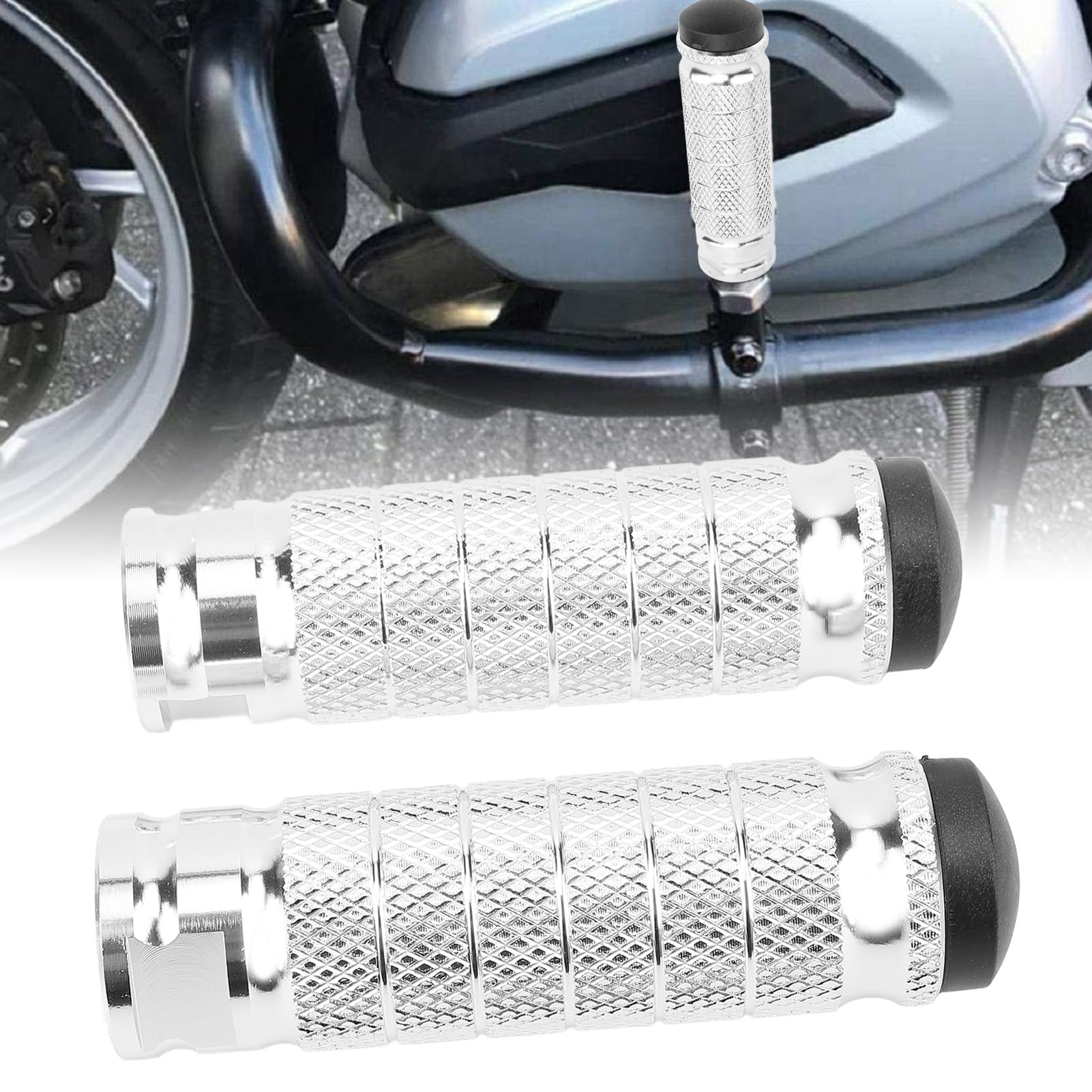 Repose-pieds de moto M8 antidérapants, repose-pieds arrière