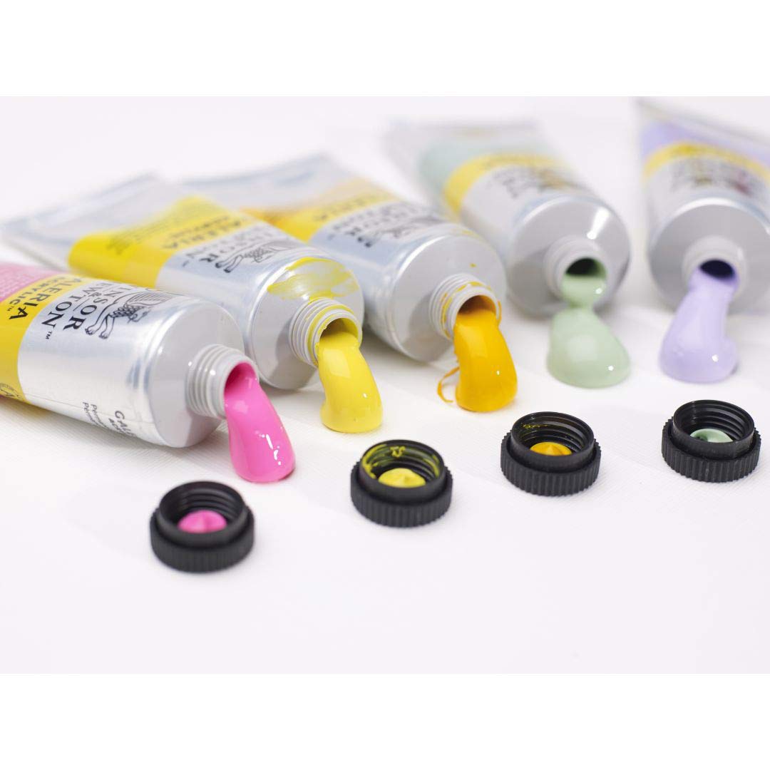 Winsor & Newton Galeria Colore Acrilico 500ml - Verde Permanente Chiaro - 3