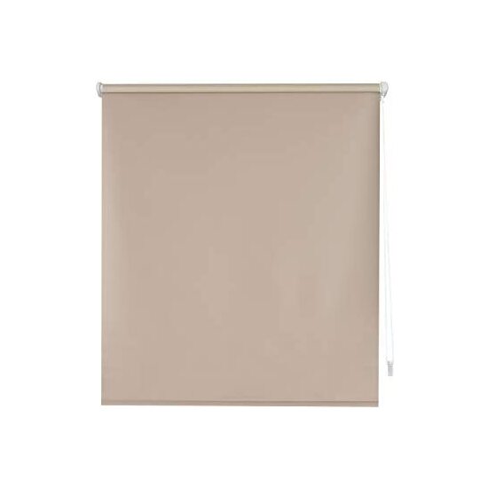 Blindecor | estor enrollable sin herramientas easyfix opaco liso - medidas estor: 42x180 - medida tela estor: 39x175 - estor marrón claro