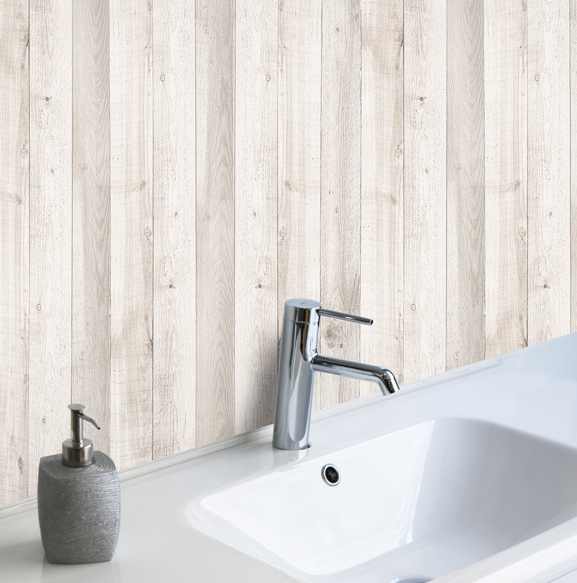 VIPANEL Panneau mural en alu-composite aspect bois coloris Chêne finit - Mister PRO