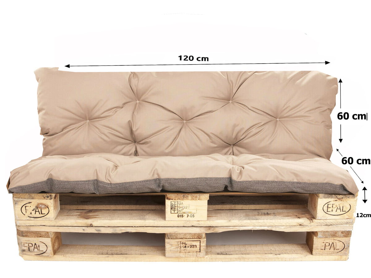 Cuscino Divano Per Esterno Con Bancali Cuscini Per Pallet 120x60