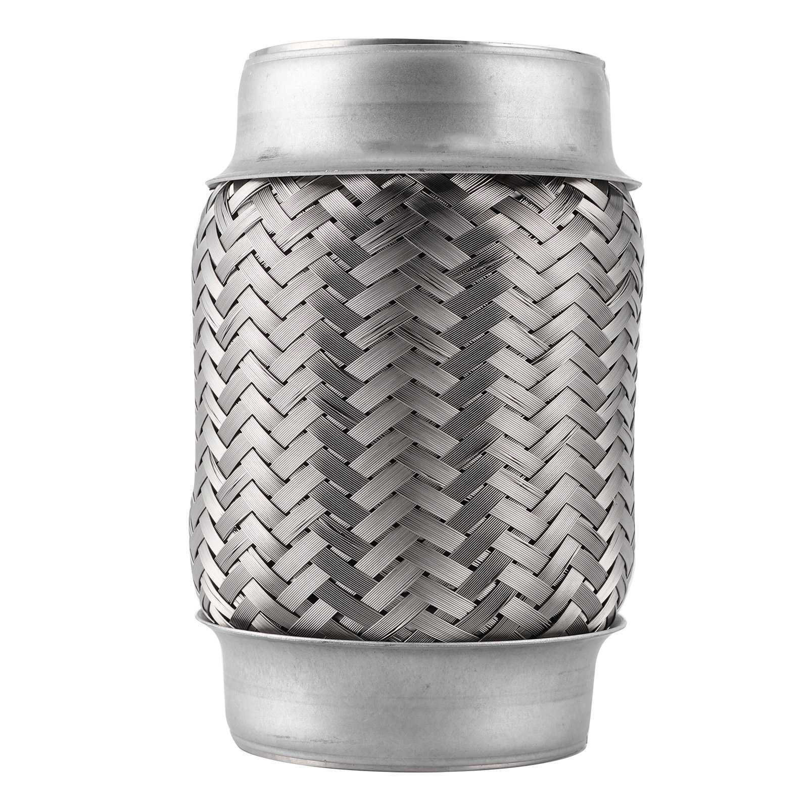 Mayujia Tube De Remplacement Flexible Pour Réparation De Tuyau D'Échappement En Acier Inoxydable Auto 150x76mm/6x3in QM321-3646