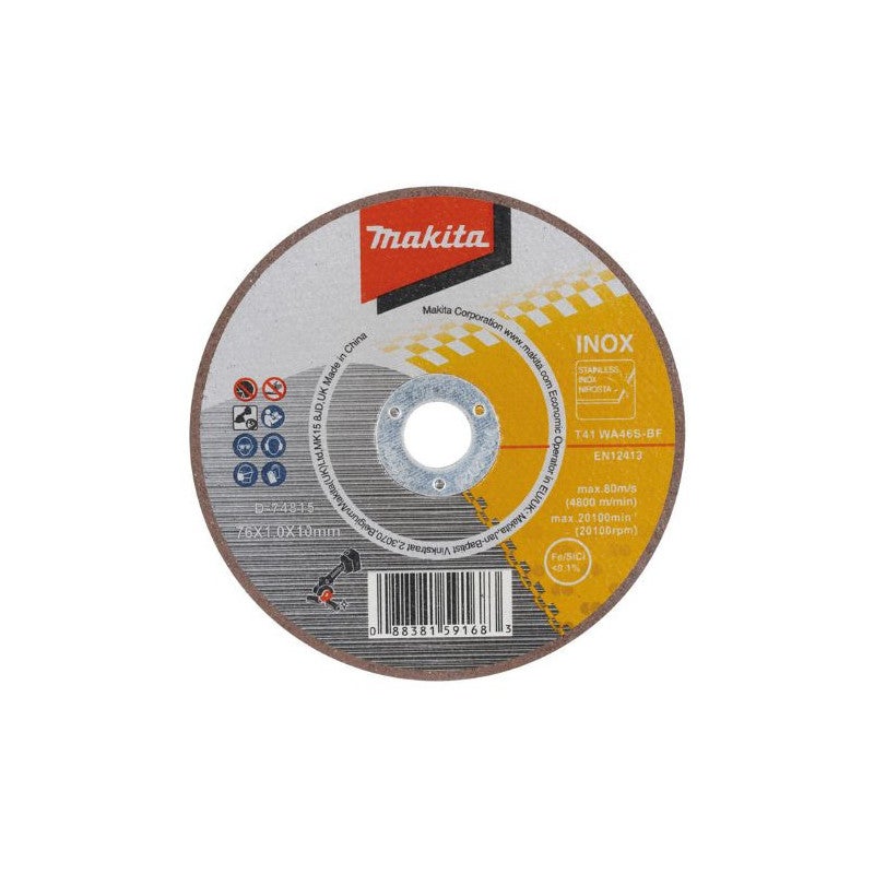 Tarcze do cięcia Makita Zestaw 5 sztuk 76 mm grubość 1,0 mm