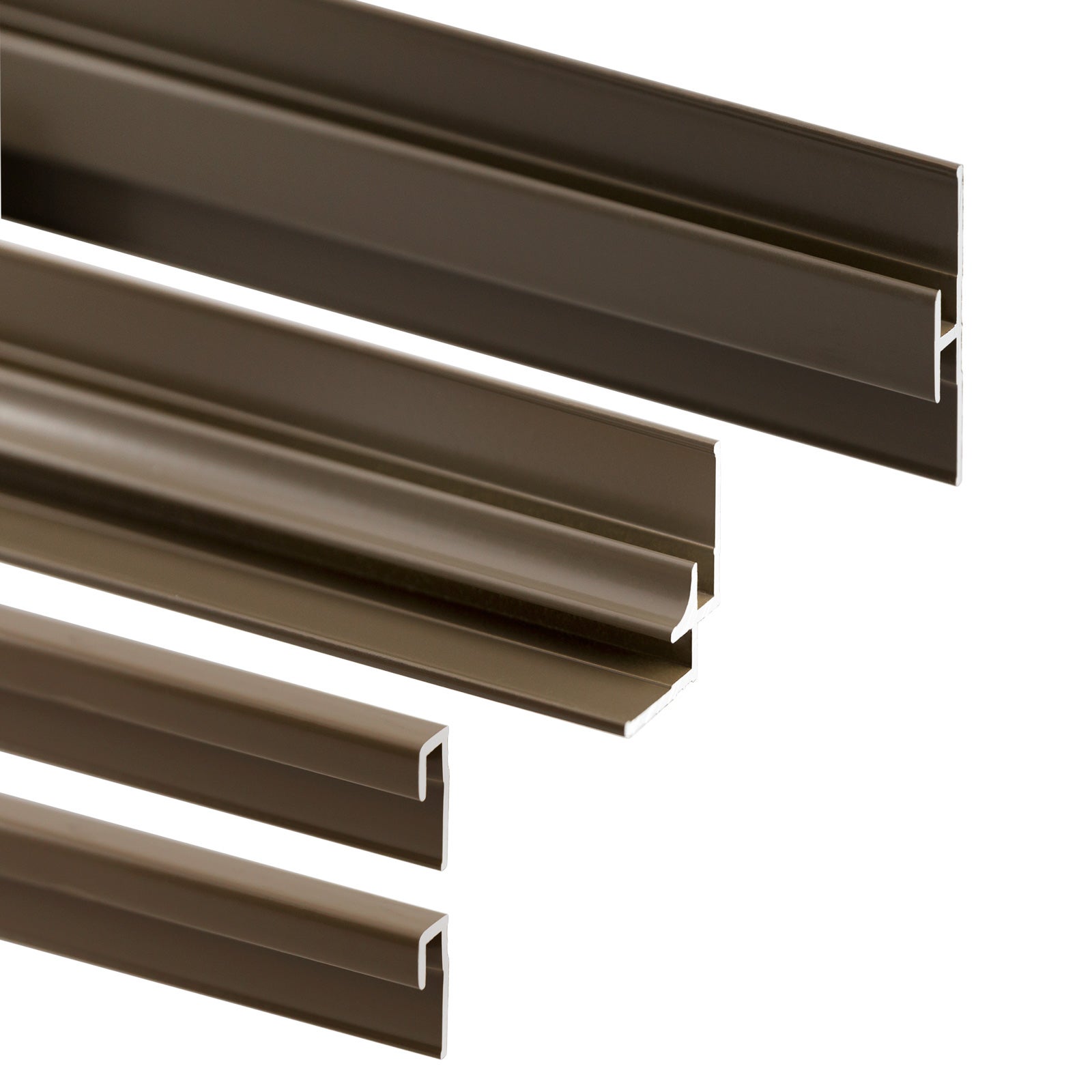 Schulte pack de 3 panneaux muraux 90x210 cm + 5 profilés, revêtement pour douche et salle de bains, placement facile, DécoDesign COULEUR, taupe - 4