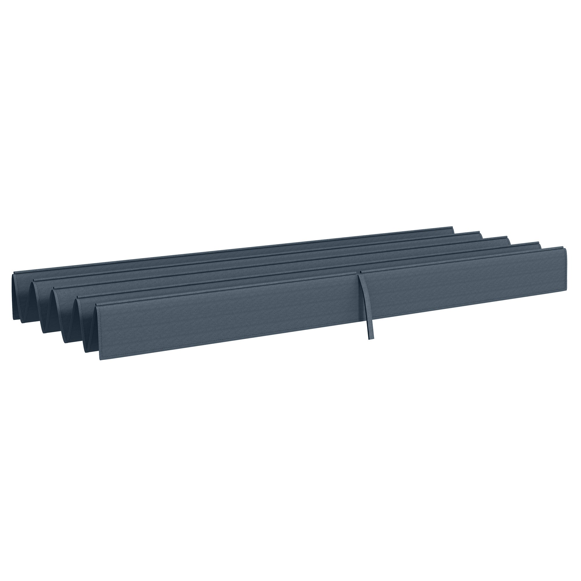 Techo de Pérgola Outsunny Poliéster Gris Oscuro 286x245 cm - 6