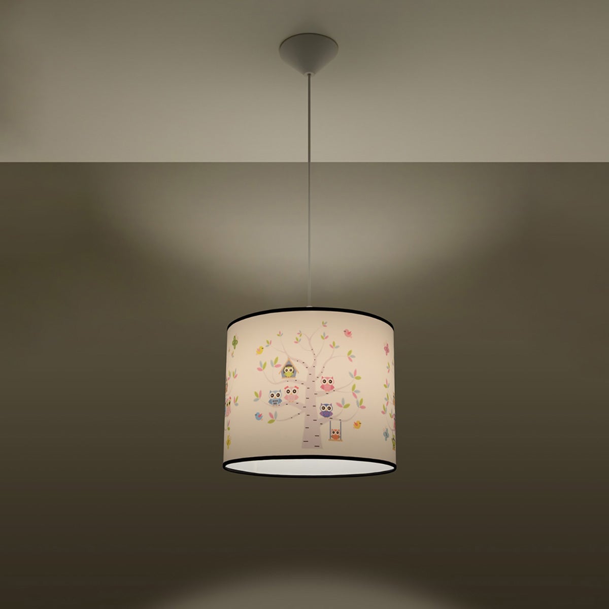 Lampa wisząca GUFO 30 LED 3000K - 30x30x82cm Sollux