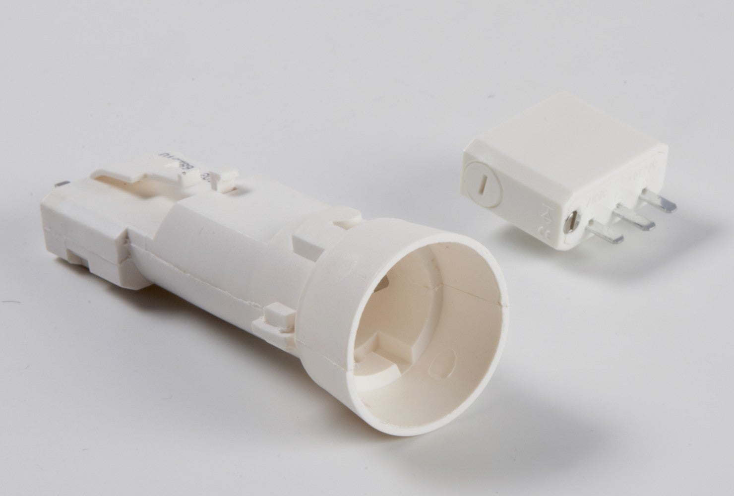 Presa B22 e spina DCL in plastica bianca DEBFLEX - 2