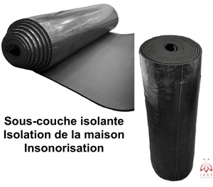 Sous-couche De Tapis Haute Densité – 15m² – 8mm D'épaisseur – 1.37m X 11m – Rouge