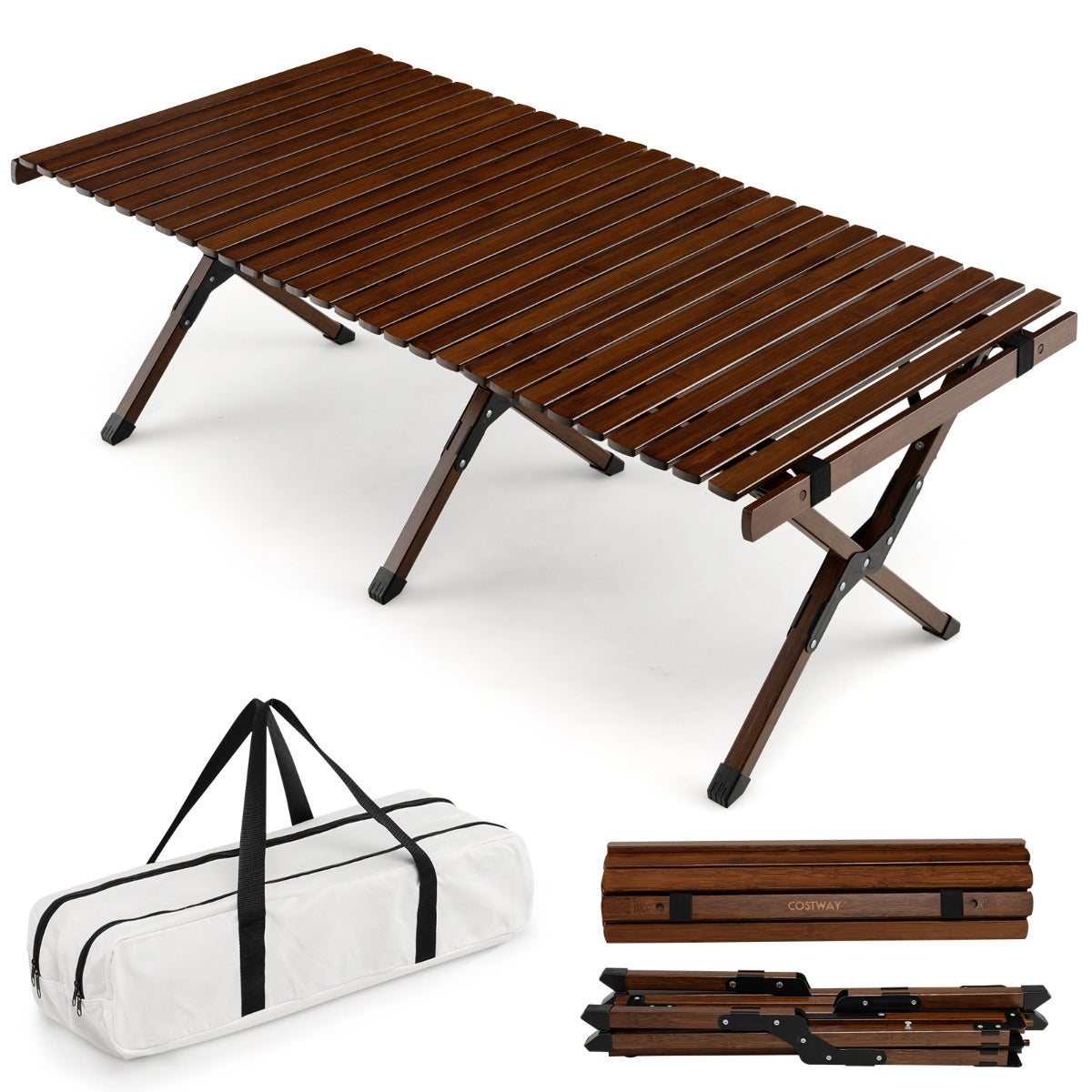 table-de-camping-pliante-en-bambou-latte-enroulable-avec-sac-de