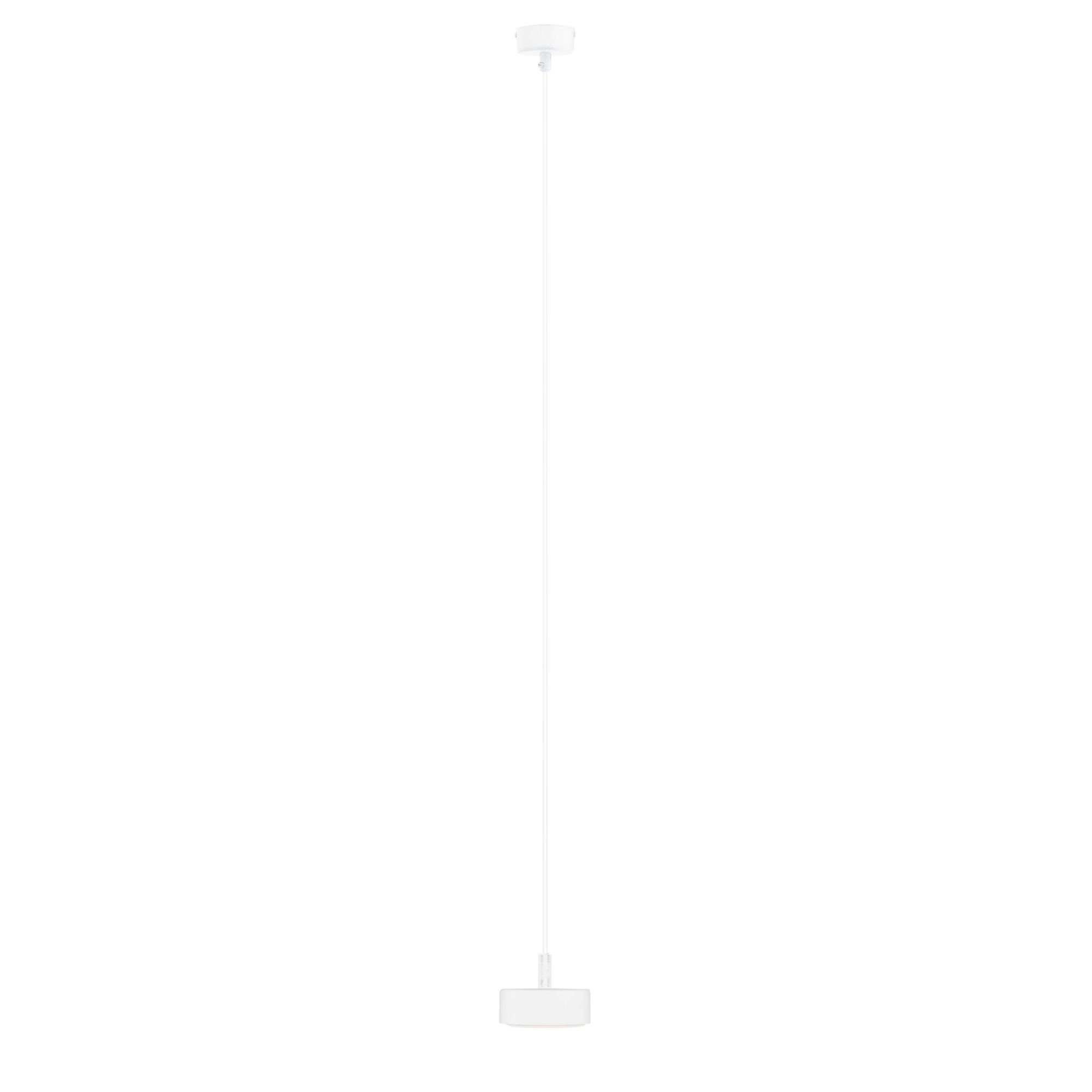Lampa wisząca No. Mini biała 1xGX53x9W minimalistyczna wym: 153 x 8 x 8 cm metal Shilo