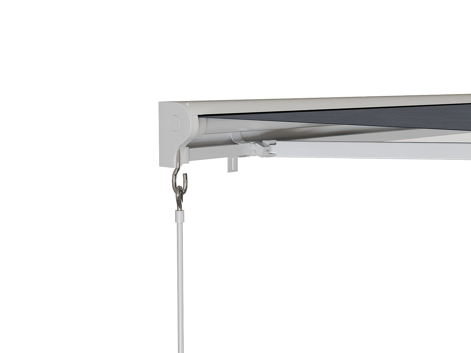 Toldo retrátil motorizado com semicaixa 4 x 3 m antracite - COFANA - 5