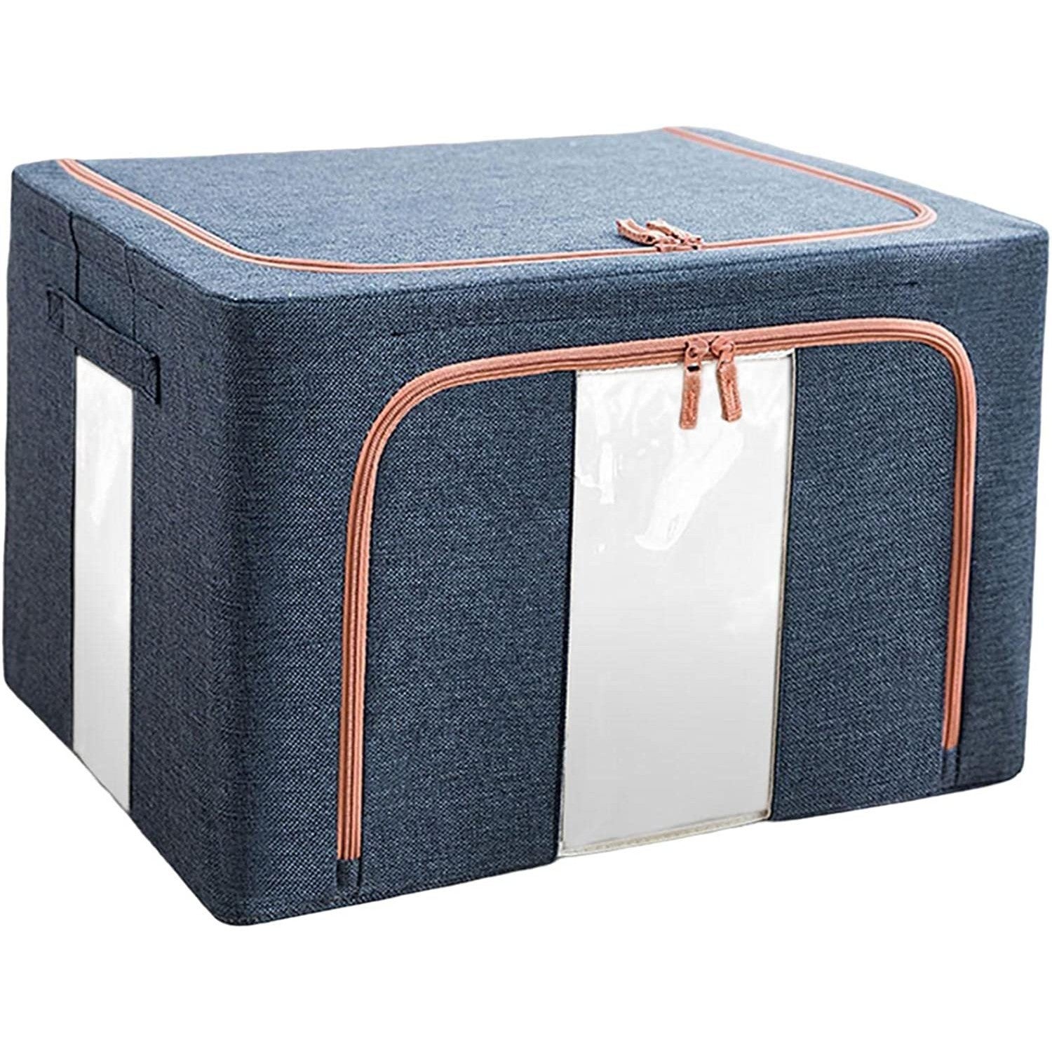 Cutie de depozitare pliabila Flippy, 24 L, bleumarin, 40x30x20 cm