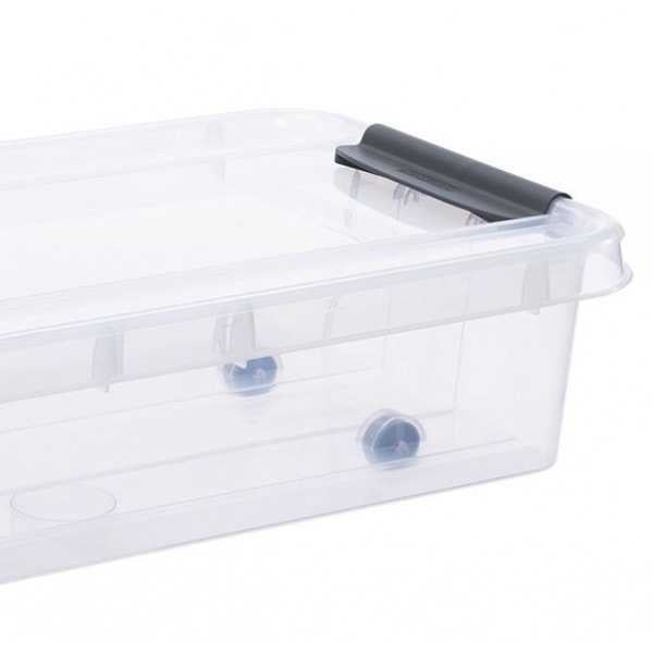 Boîte de rangement sous lit 31 litres à roulettes ProBox - 2