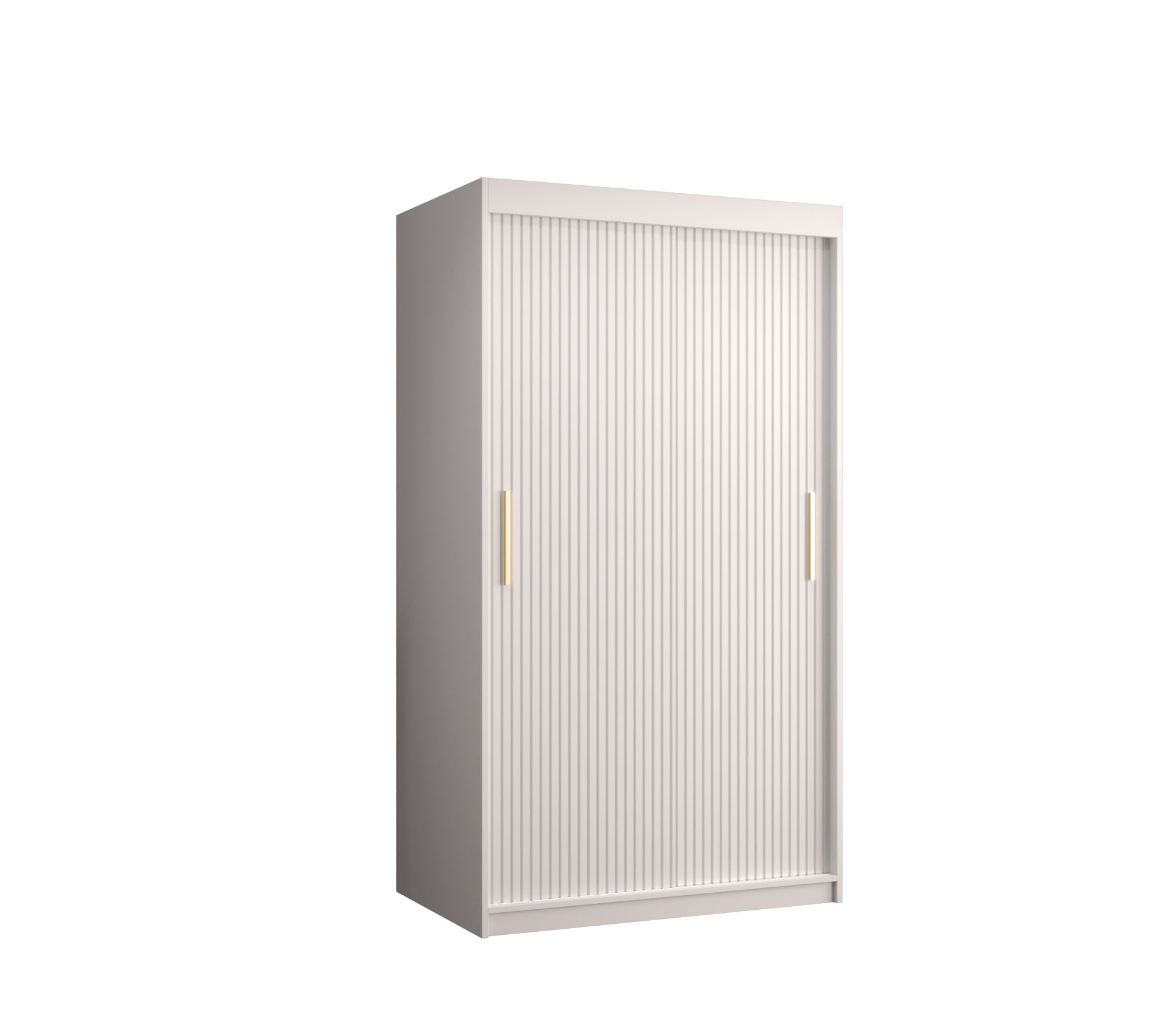 Szafa przesuwna garderoba RIFLO SLIM 1 100 x 62 x 200 cm Biały - Abiks Meble