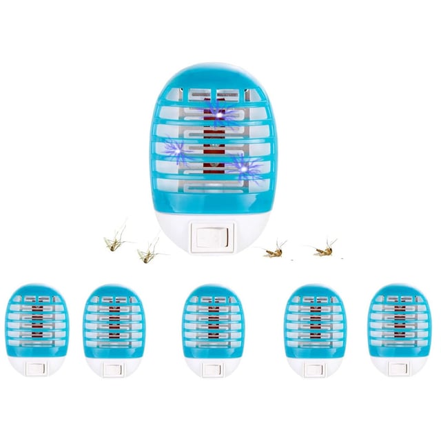 Lampada antizanzare, lampada repellente per zanzare - Insetticida elettrico, distruttore di mosche, repellente per zanzare per interni