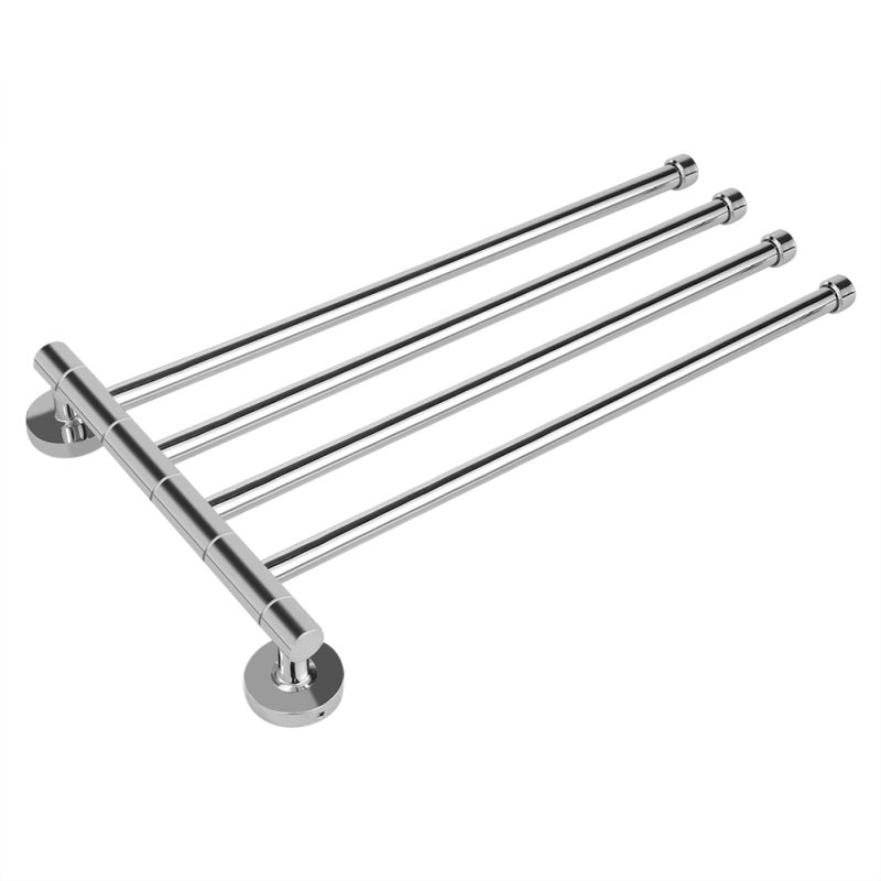 Porte-serviettes rotatif en acier inoxydable - 3