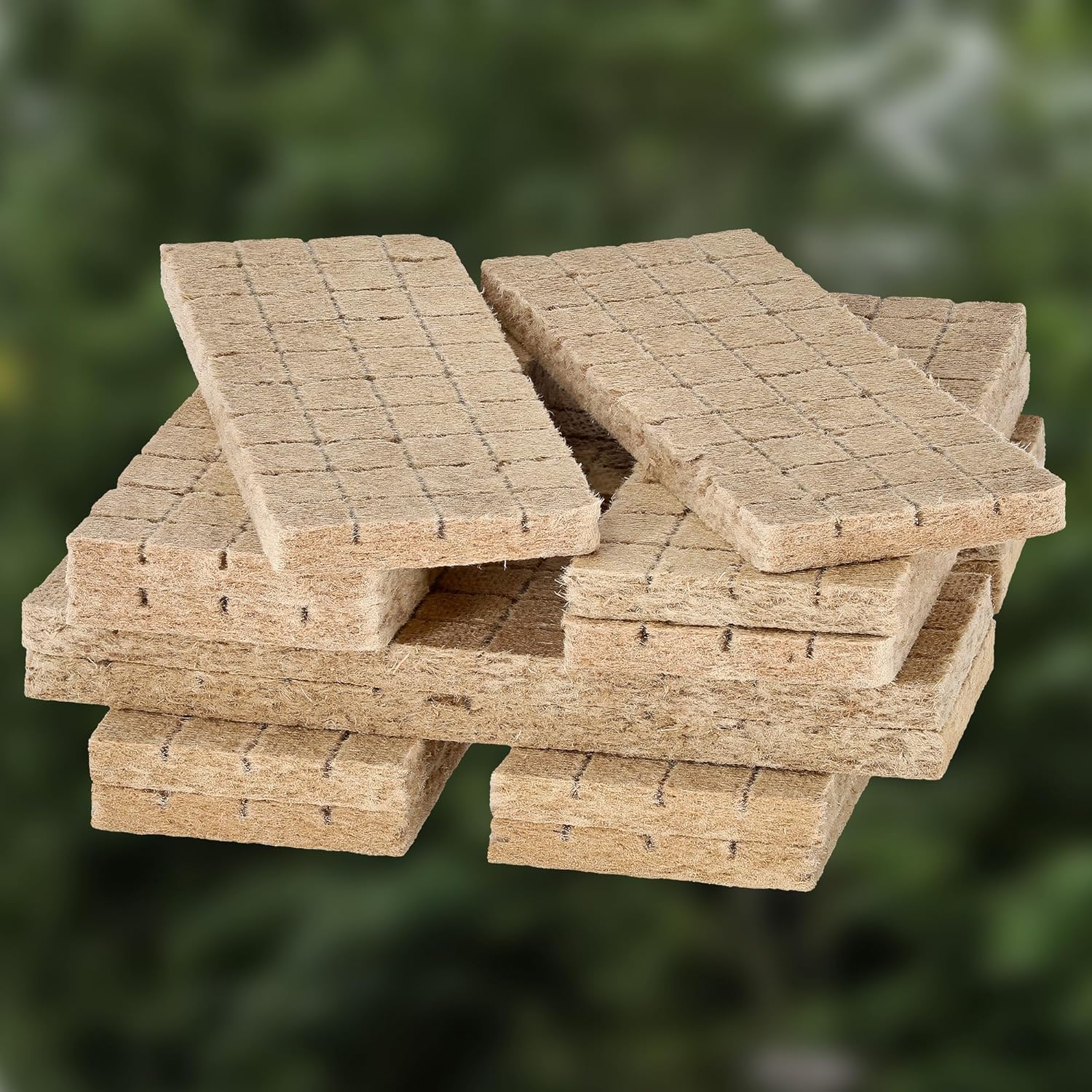 Confezione da 400 Cubi Accendifuoco - Lana di legno - 25 x 8 x 13 cm - Naturale - Accendifuoco per Barbecue - KOTARBAU - 7