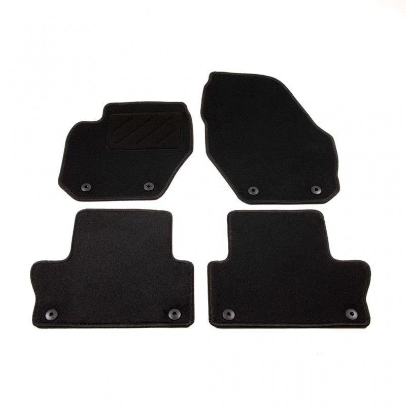Tappetini auto in velluto per Volvo XC60 II SUV (2017-....) - tappeti auto - nero - DGS Autodywan - 4 pz. nero  Volvo XC60 II SUV (2017-....) - 4 pz. | Negozio Carmager