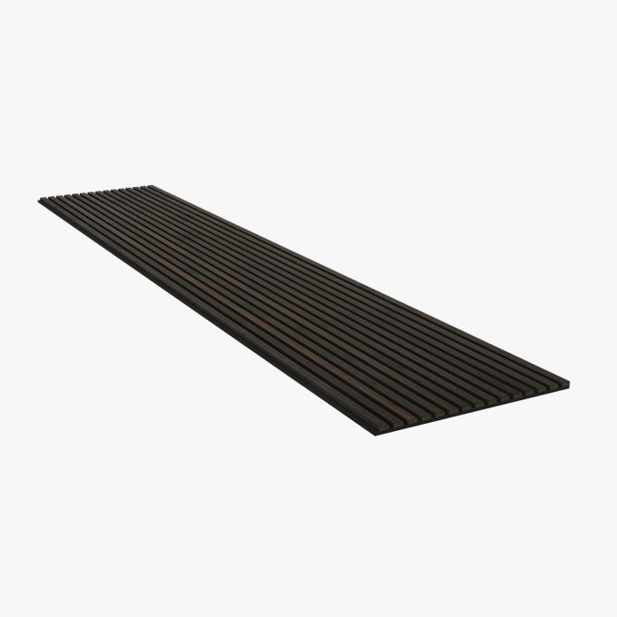 Panneau tasseaux acoustique 300×60 cm – Chêne Fumé Rustic | AKUPANEL BY WOODMONDO - 2