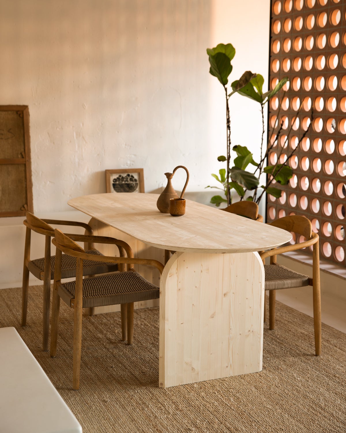 Table De Salle à Manger En Bois Massif - Rectangulaire 300x100cm - Marque Robin Sicle - NEUVE