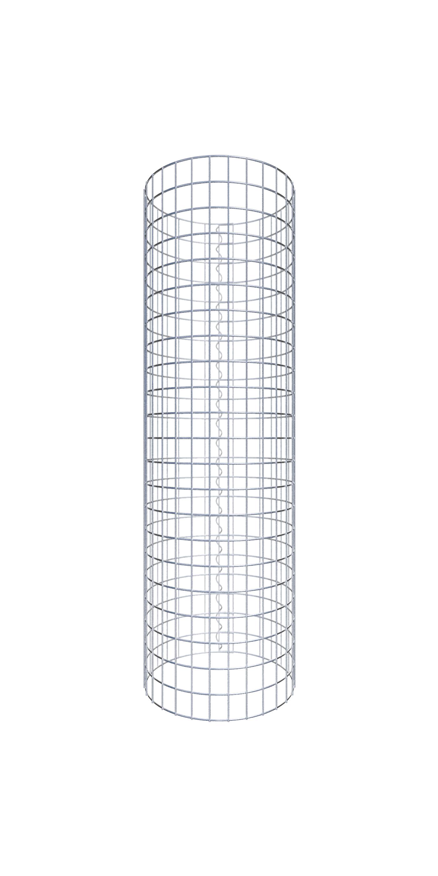 Gabiona - Colonne de gabion ronde, diamètre 47 cm, maille 5 x 5 cm ...