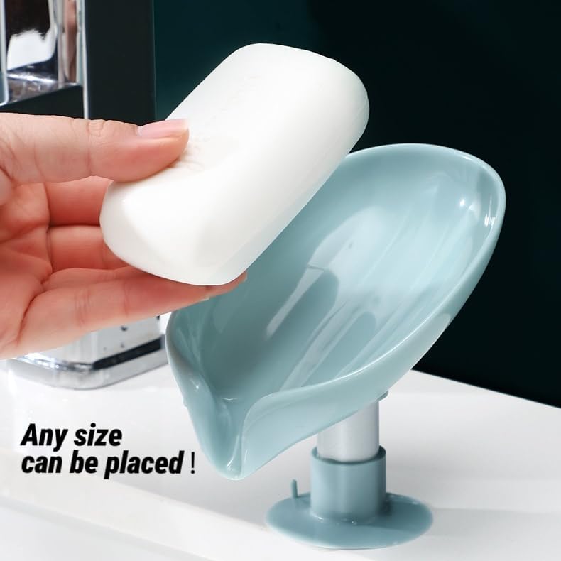 Volumoon Porte Savon Douche Support Auto-Drainant Blanc Et Or - Boîte à Savon Design Feuille Pour Salle De Bain Et Cuisine Volumoon Porte Savon Douche Support Auto-Drainant Blanc Et Or - Boîte à Savon Design Feuille Pour Salle De Bain Et Cuisine