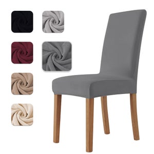 Housses de chaise en tissu velours à dos court,housse de chaise de bar,étui de siège court pour