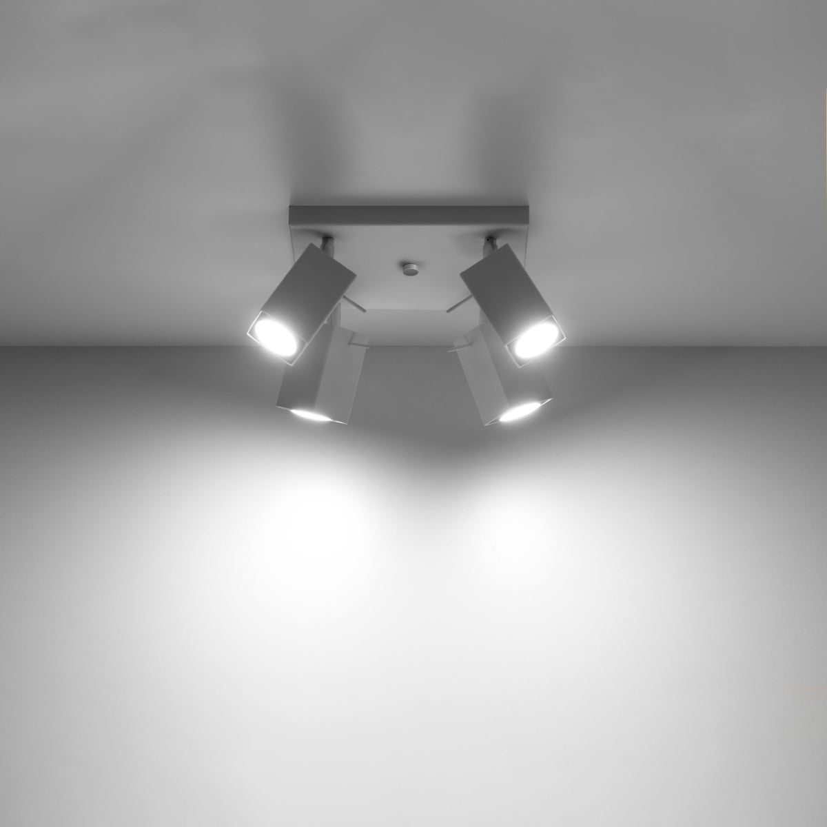 Plafon BRIOW 4 biały LED 3000K - 25x25x16cm Sollux