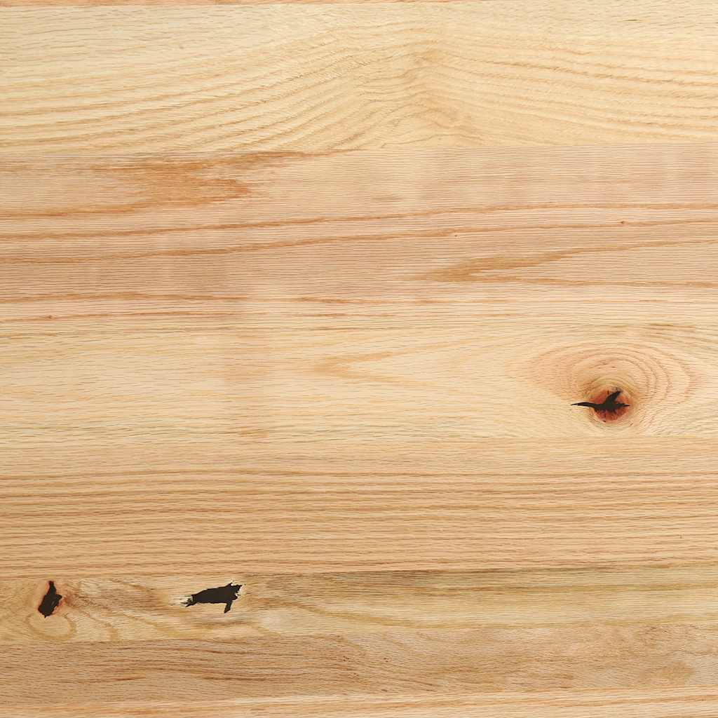 Tampo de mesa | Tampo de secretária 80x40x2 cm madeira de carvalho maciça oval CFW67152 - 9