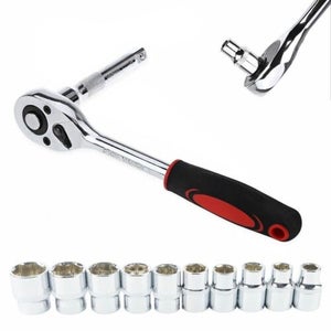 Chiave a bussola esagonale serie lunga da 11 mm attacco da 1/2 - Chiavi a bussola Chiave a bussola esagonale serie lunga da 11 mm attacco da 1/2 - Chiavi a bussola