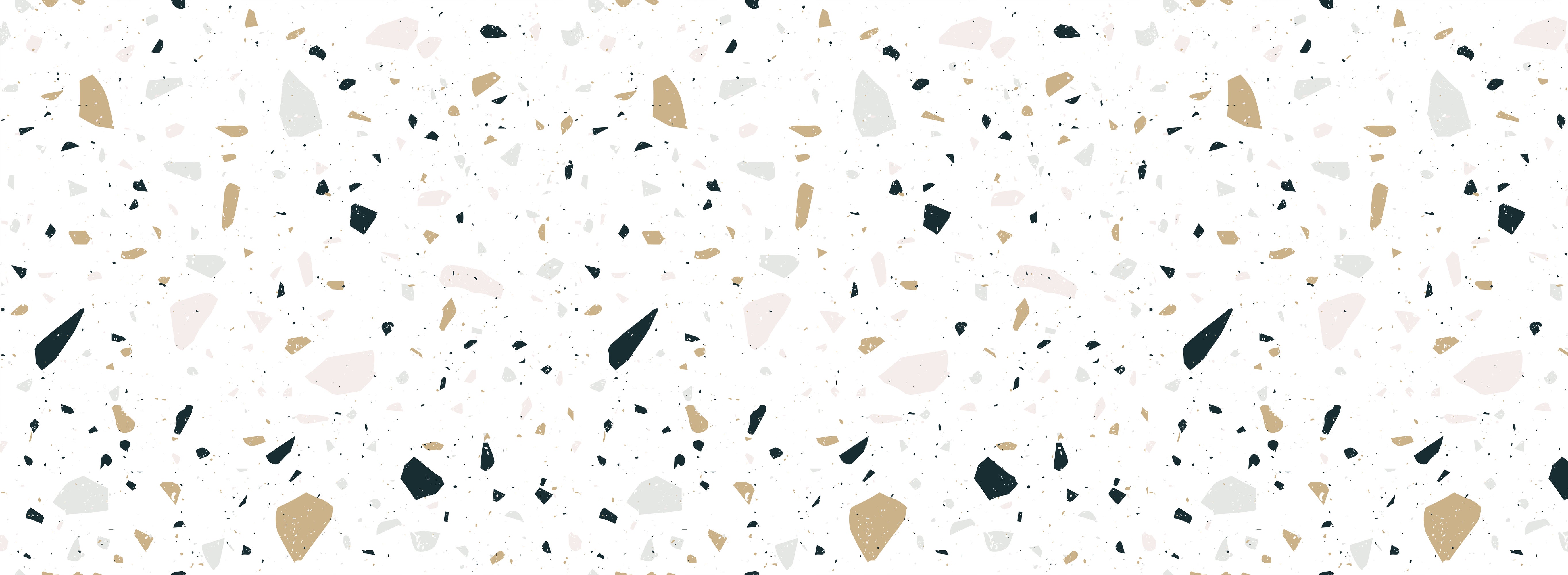 Dywan winylowy Terrazzo Aquiles 66x180 cm - antypoślizgowa wykładzina PVC z gładkim nadrukiem, winylowa wykładzina do kuchni lub salonu, zmywalna