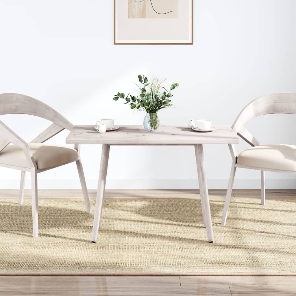Tablero de mesa | superficie de mesa | tablero de escritorio rectangular madera de pino blanco 100x50x2,5 cm cfw29238