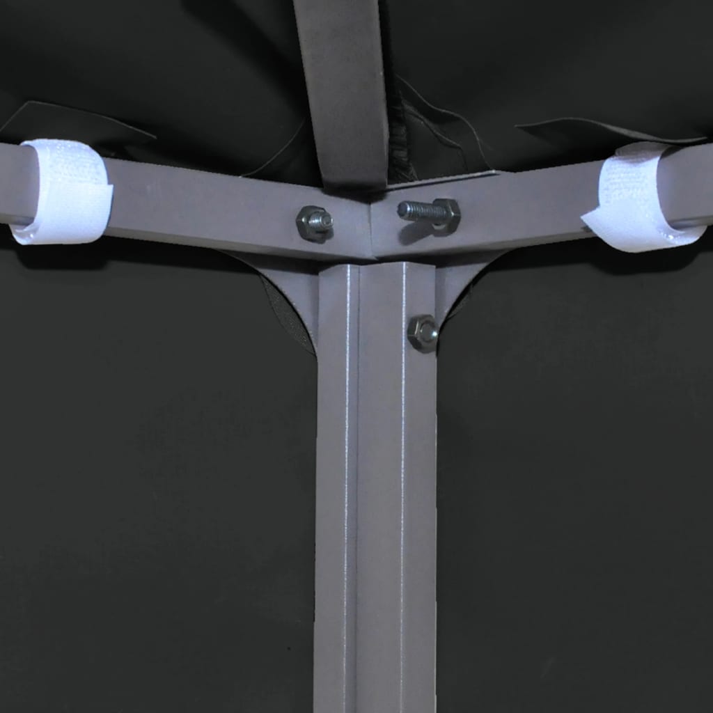 Maison Exclusive - Copertura Superiore per Gazebo a 2 Strati 310 g/m² 3x3 m Nera - 5