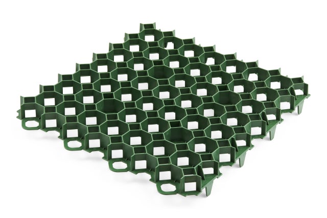 Dalle gazon verte Texas pour parking ou allée 50x50 cm – lot de 16 pièces