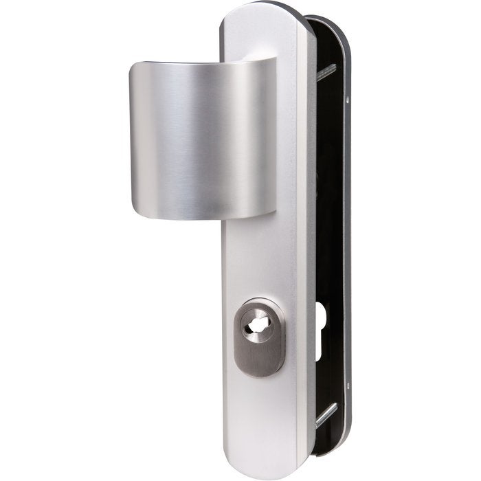 Poignée De Porte Intérieure Avec Rosaces - Gris RAL 7016 LA CROISÉE DS - Neuf