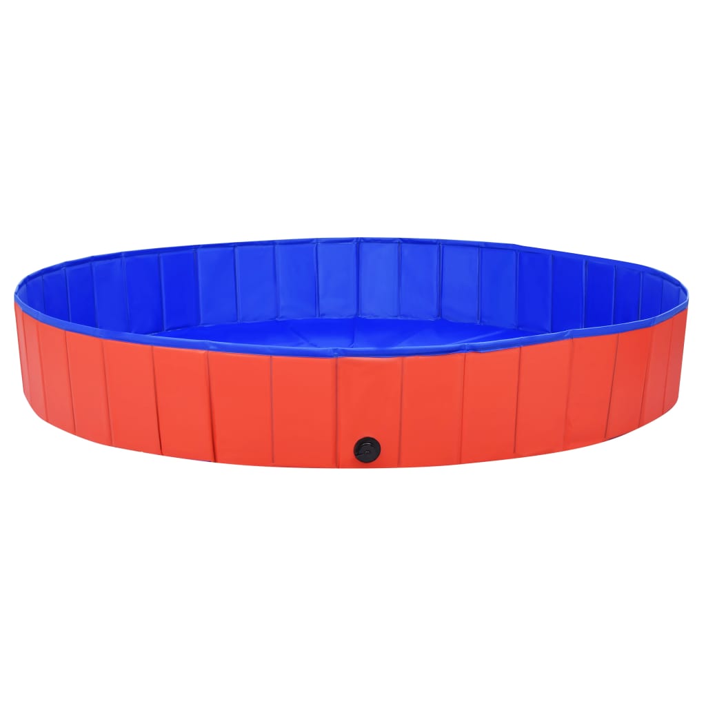 Piscina para perros plegable PVC rojo 200x30 cm | Leroy Merlin