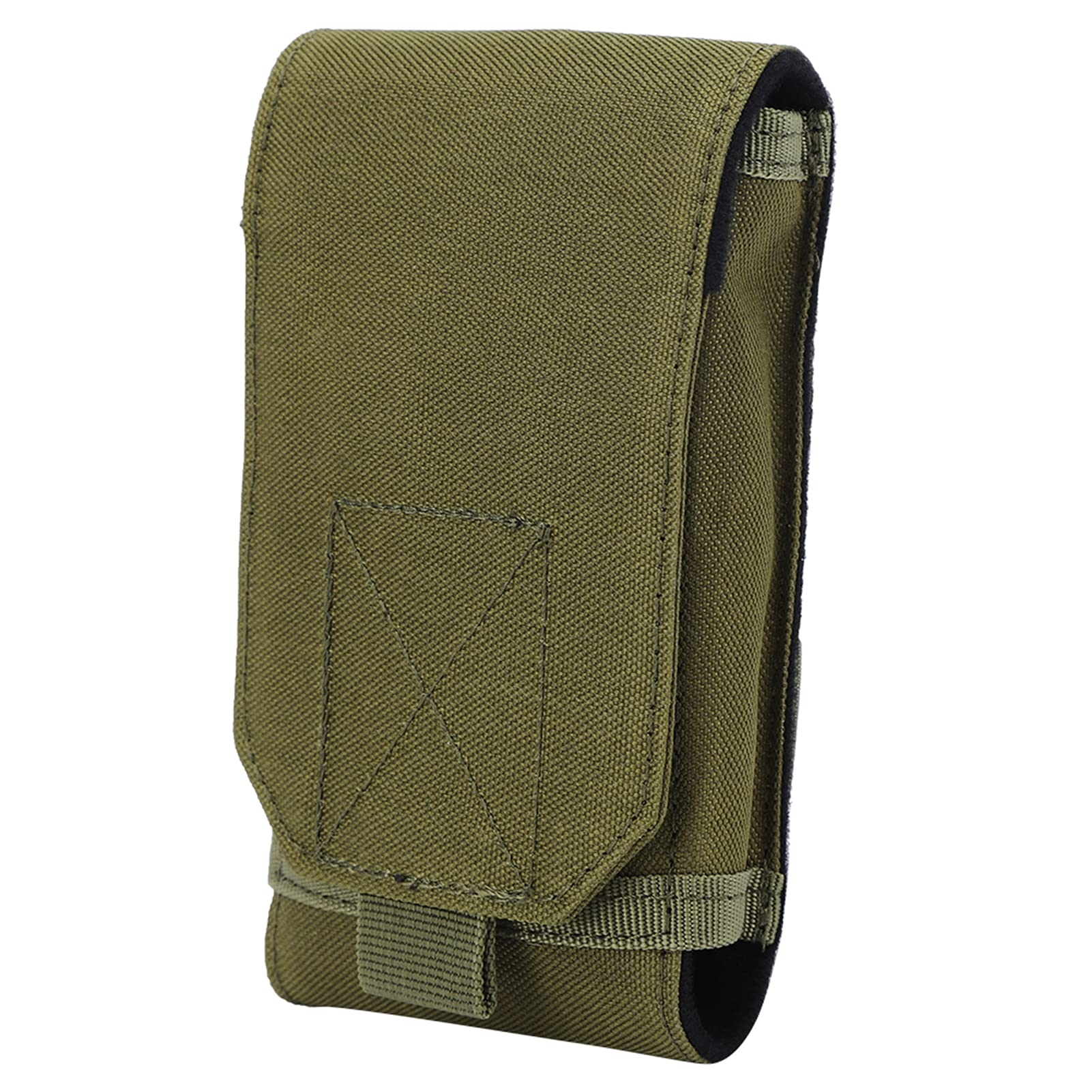 Borsa sul petto in pelle nera. Borsa a tracolla tattica