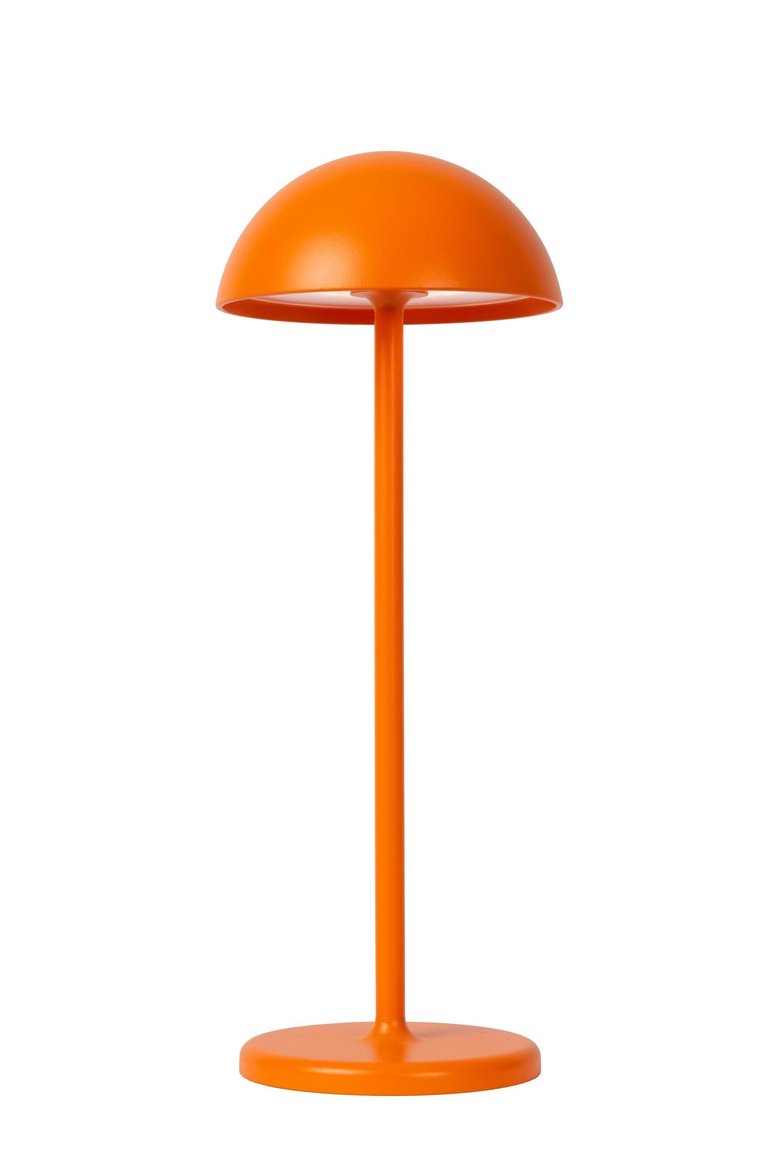 Lampa stołowa akumulatorowa pomarańczowa JOY LED 1.5W Ciepła biel 3000K 215lm Lucide