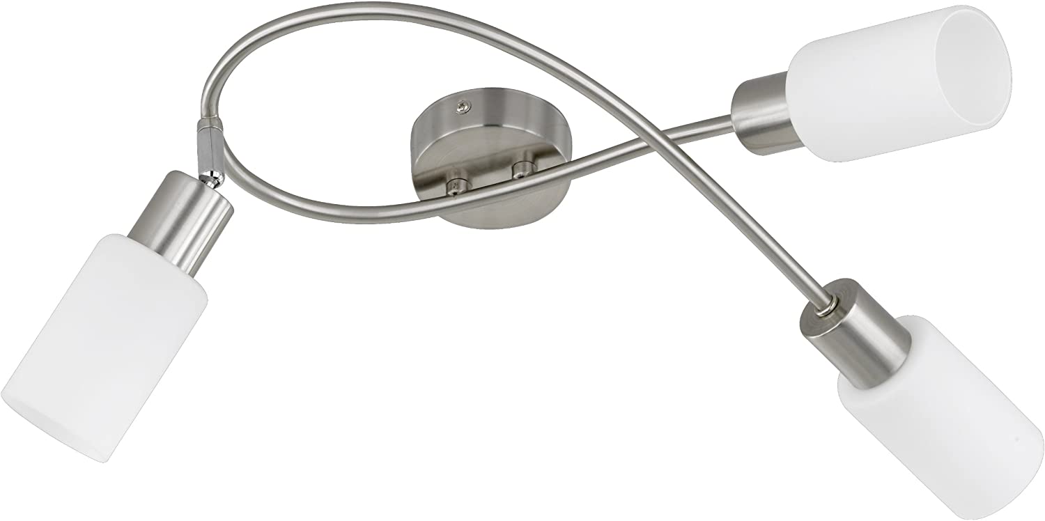 Lampa sufitowa wisząca Mars biało-srebrna 3xE14x40W wym: 22 x 45 x 31,5 cm metal RL
