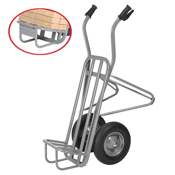 Brouette pour chantier renforcée - Roues increvables - 250 kg - 13556 - 4