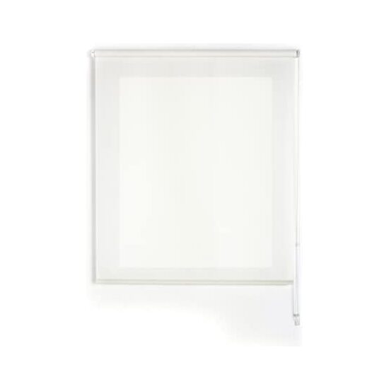 Blindecor | estor enrollable translúcido liso - medidas estor: 160x175 ancho por alto - medidas tela estor: 157x170 - estor color: blanco roto