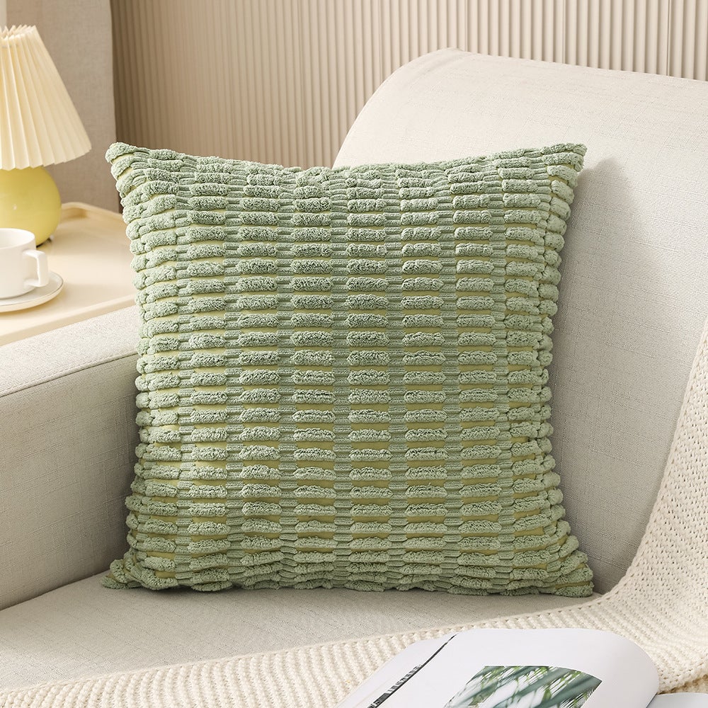 Coussin D'oreiller Cheveux Sur Peau - 18x18 Pouces - Sans Insert - Neuf