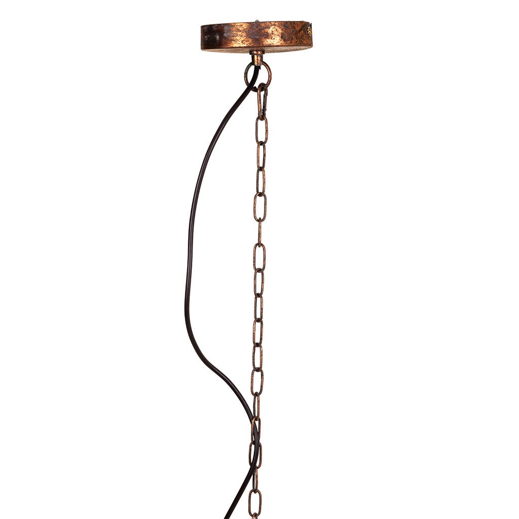 Lampe de plafond en métal doré 50x50x64/133h - 2